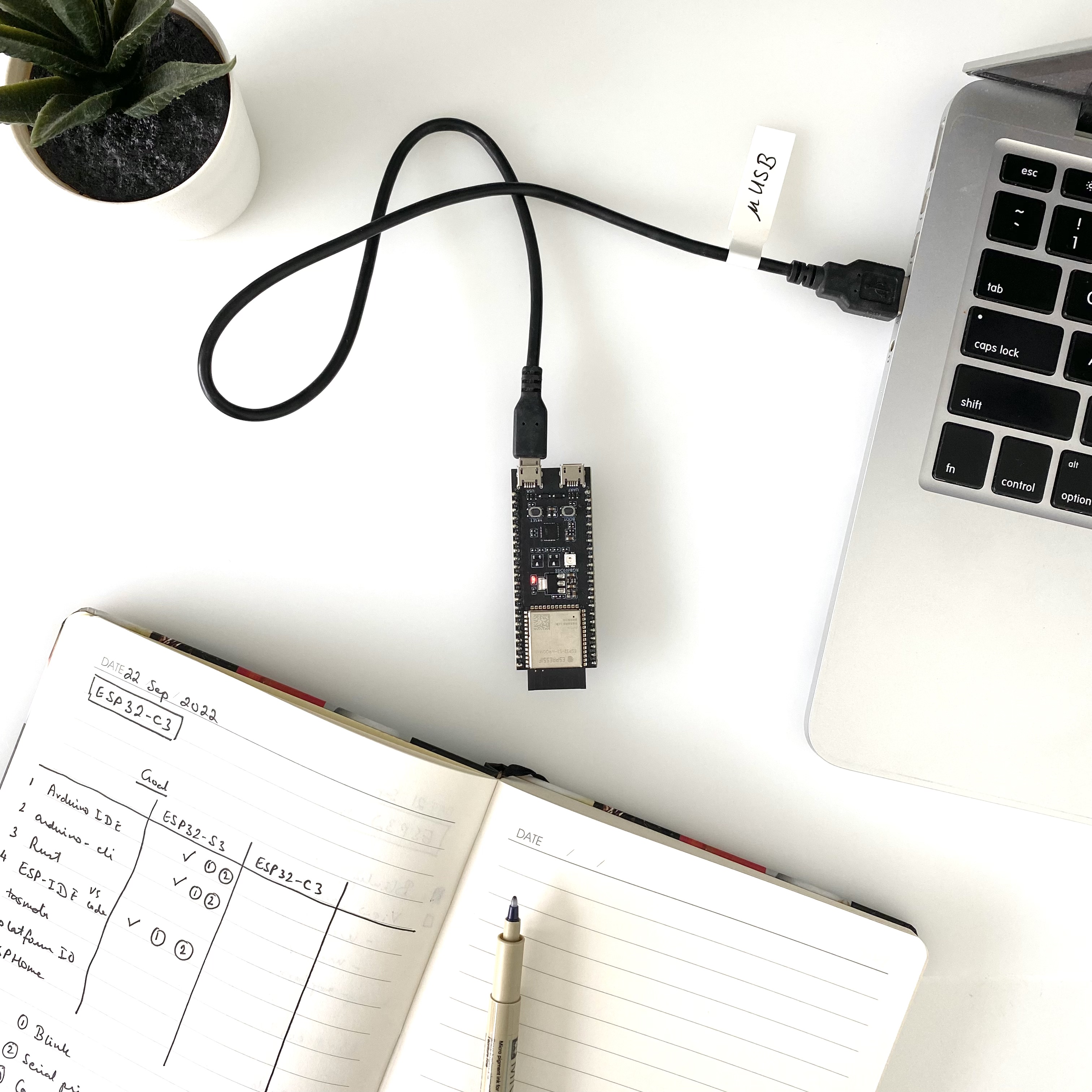 Hutscape Tutorials Hello World With Arduino On ESP32 S3